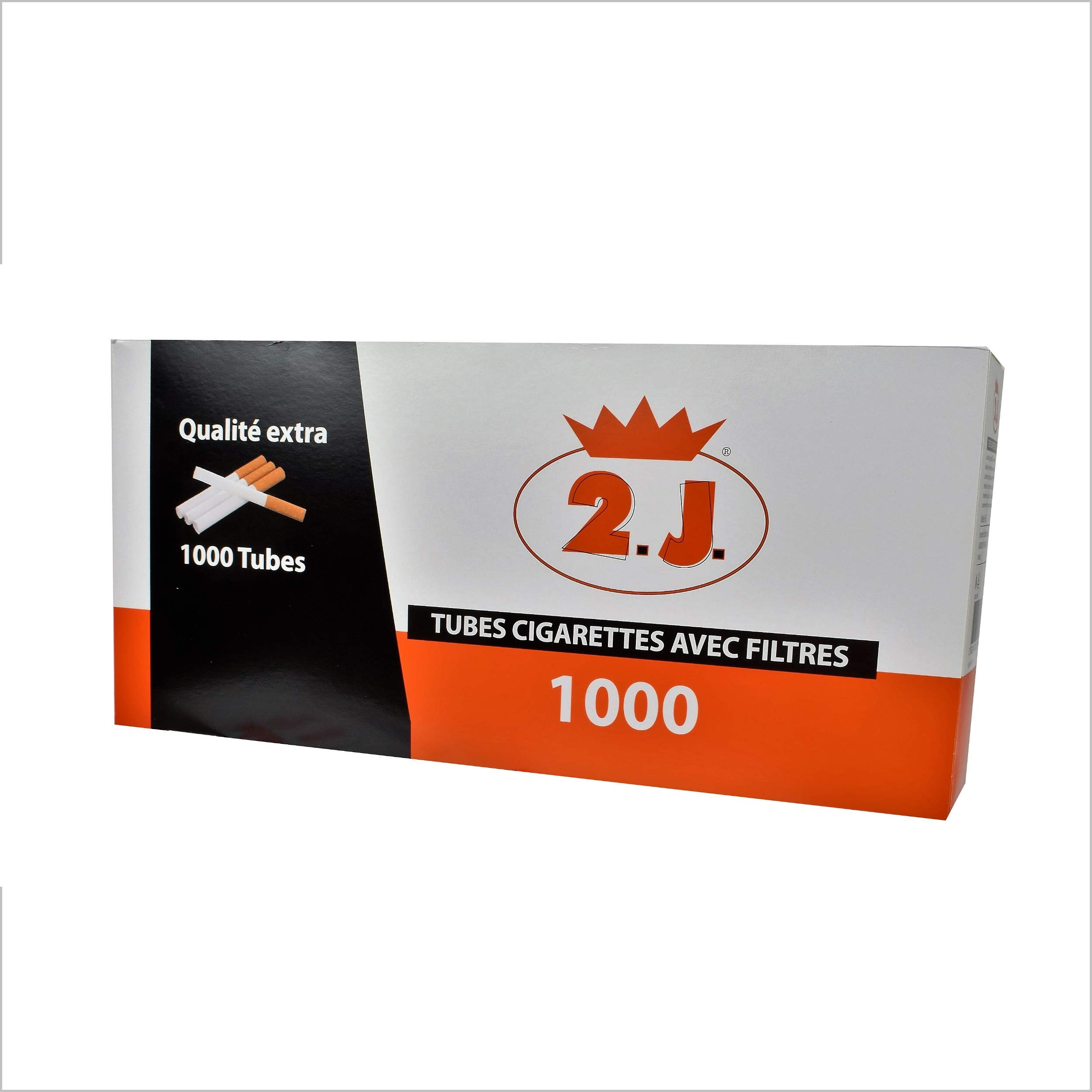 Paquete de 10000 tubos de cigarrillos extra en cajas, paquete de 10 cajas de 1000 tubos de cigarrillos de alta gama con filtro de marca francesa, baratos para el fumador de tabaco en rollo o el fumado
