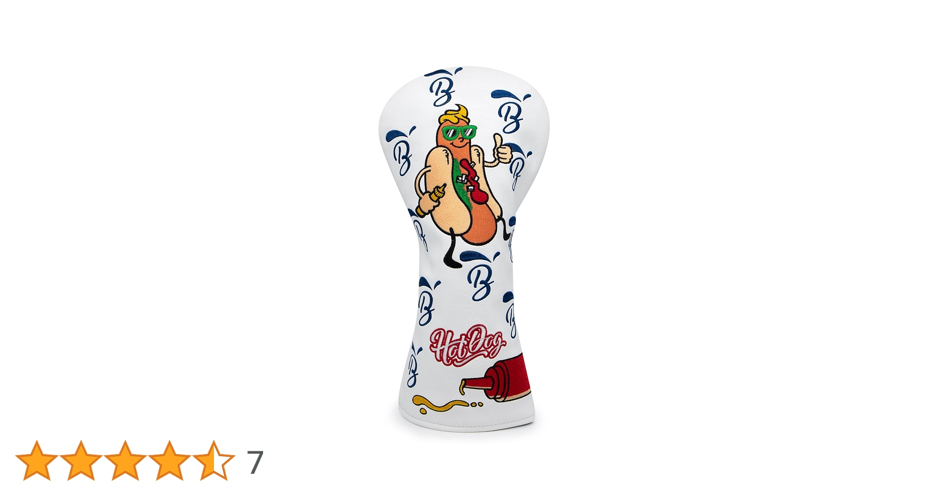 Amazon.co.jp: ゴルフクラブヘッドカバー ホットドッグ 刺繍 溢れ