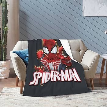 Amazon｜毛布 ブランケット スパイダーマン ひざ掛け フランネル