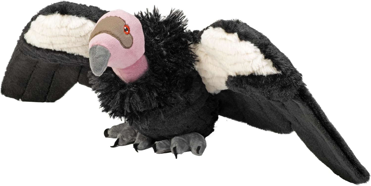 Wild Republic Cuddlekins Eco California Condor, Stuffed Animal, 12 Inches, Plush Toy, Fill is Spun Recycled Water Bottles