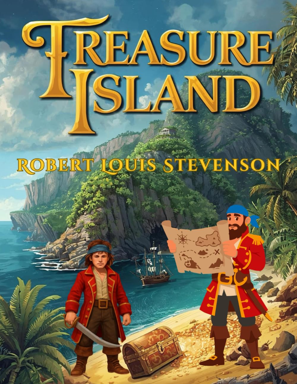 Treasure Island (Annotated Edition for Young Readers): An Exciting Pirate Adventure on the High Seas