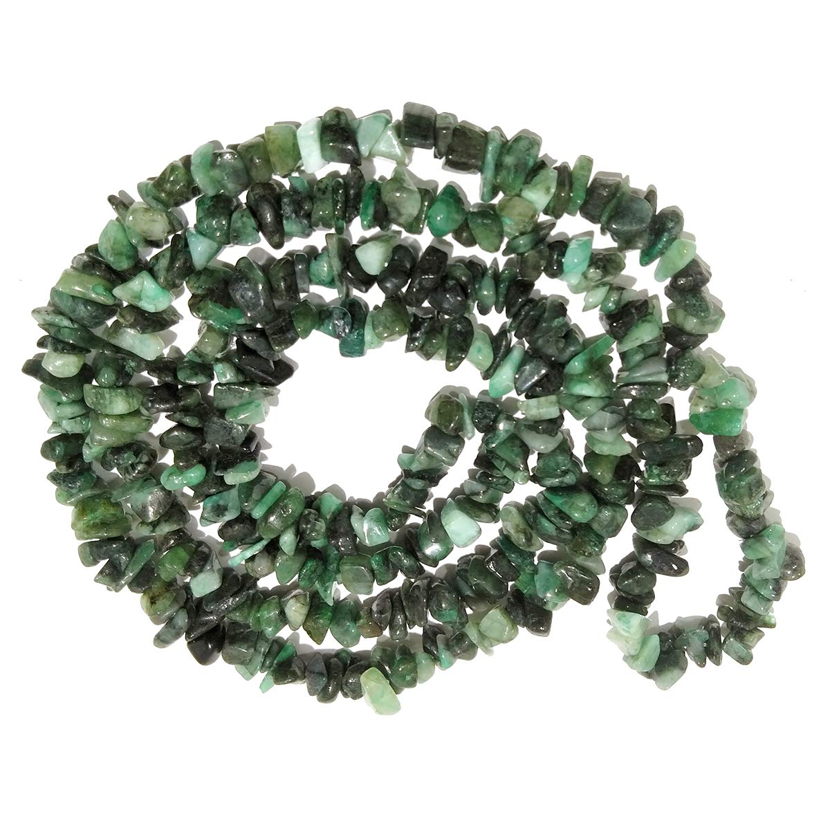 Reiki Crystal Products Emerald Mala/Necklace Natural Crystal Stone Chip Bead Mala for Reiki Healing and Crystal Healing Stone (Color : Green) (B07H97W9C2) Amazon Price History, Amazon Price Tracker