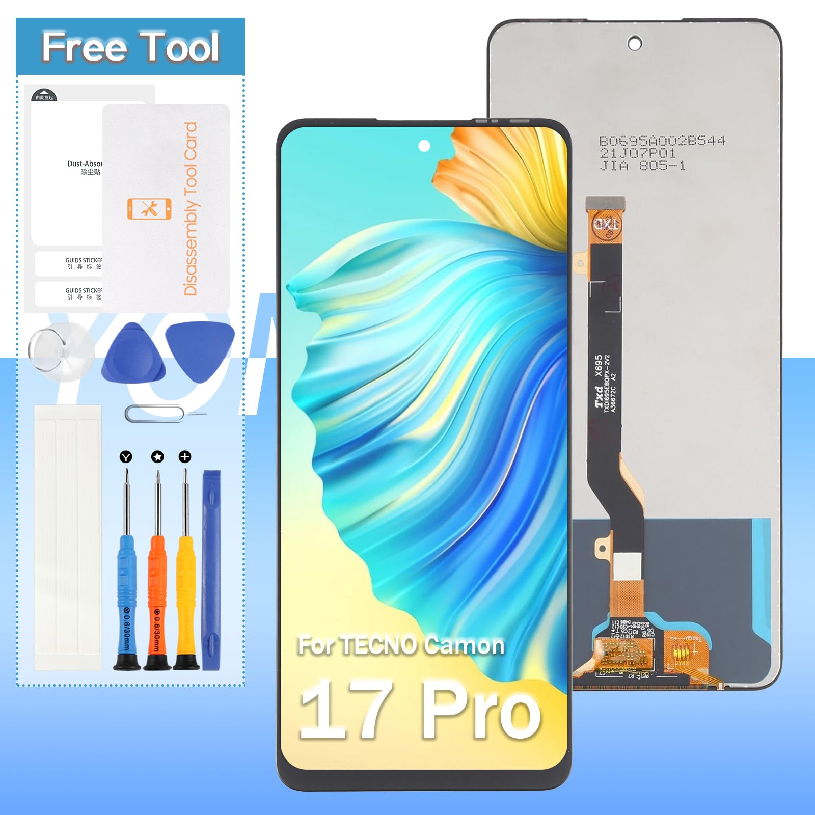 トモス☆TOMOS 1点モノ　TECNO Circuitチャンバー 新品 Amazon.com: Screen Replacement for Tecno Camon 17 Pro CG8, CG8h
