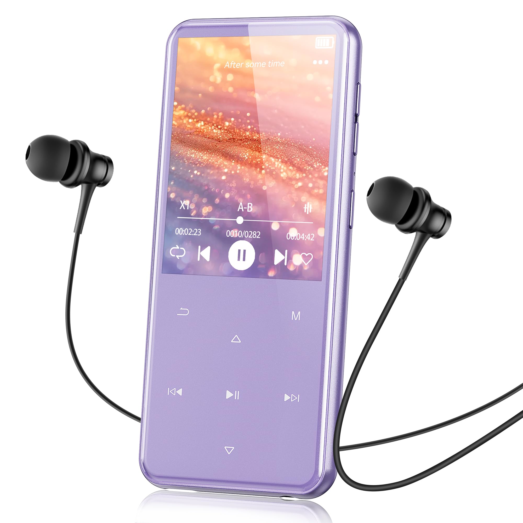 AGPTEK 32GB MP3 Player with Bluetooth, M3 2.4'' Player with Speaker
