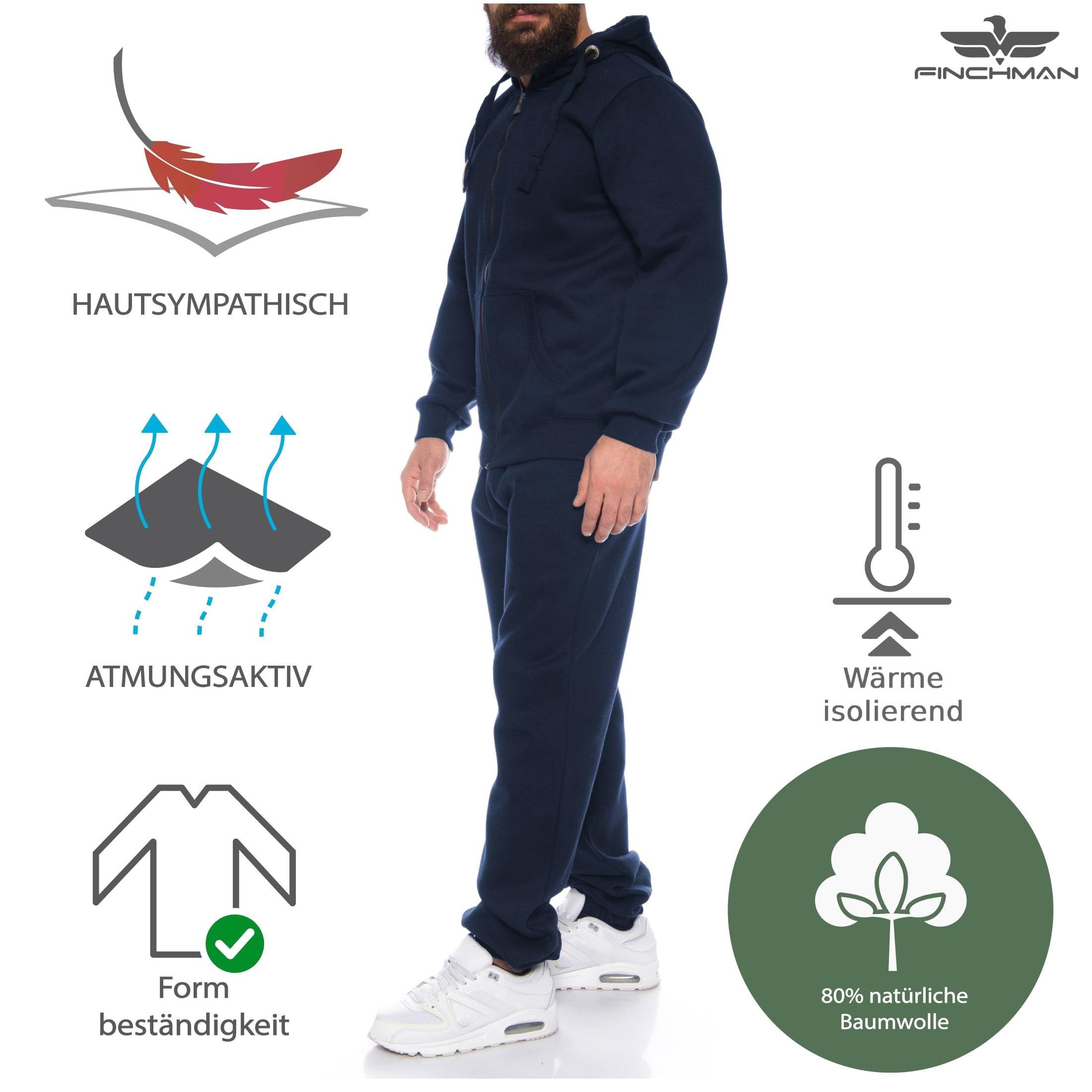 Finchman Finchsuit 1 Herren Jogging Anzug Trainingsanzug Sportanzug FMJS135 - 2