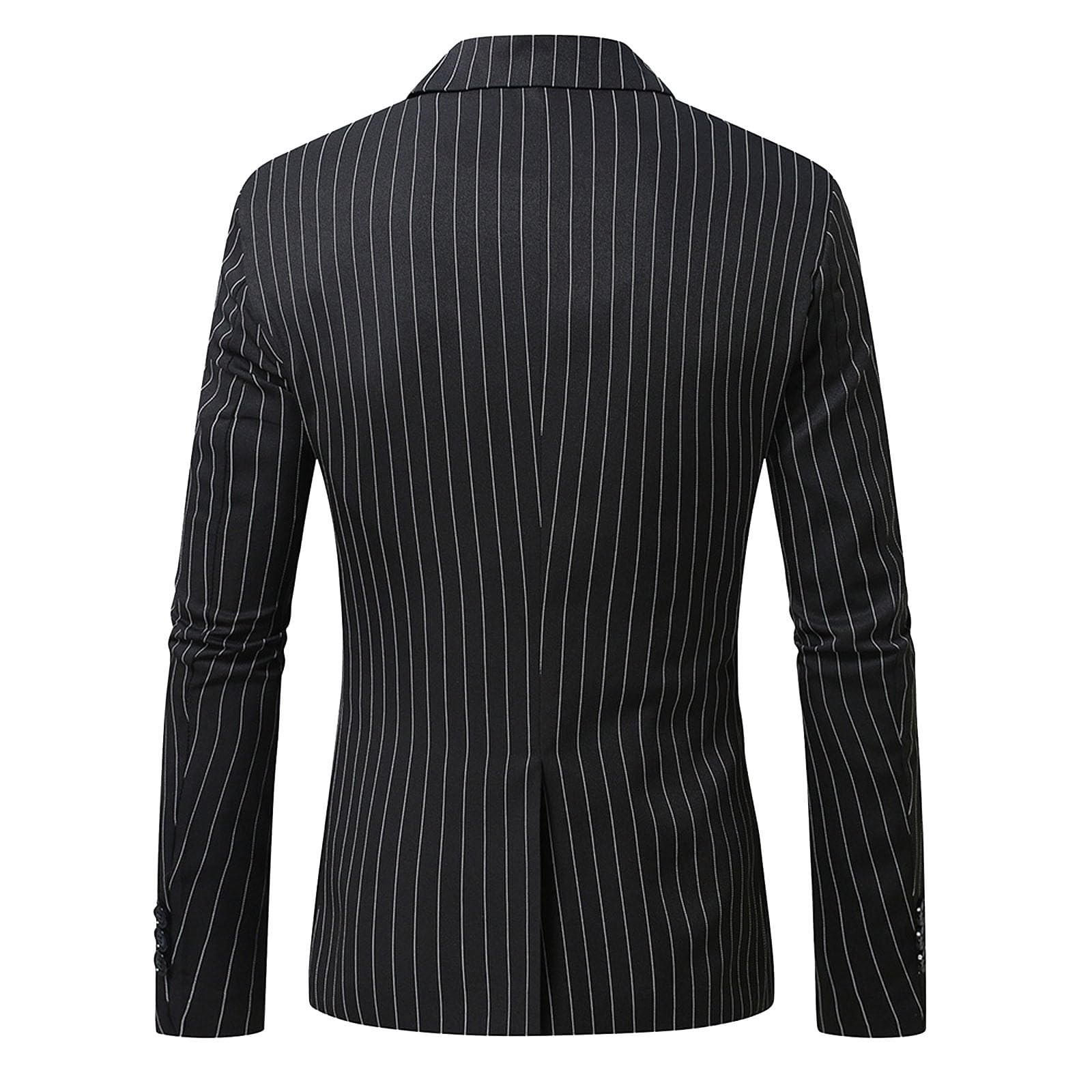 Giacca Blazer Uomo,Giacca da Abito Casual alla Moda a Righe da Uomo 2025