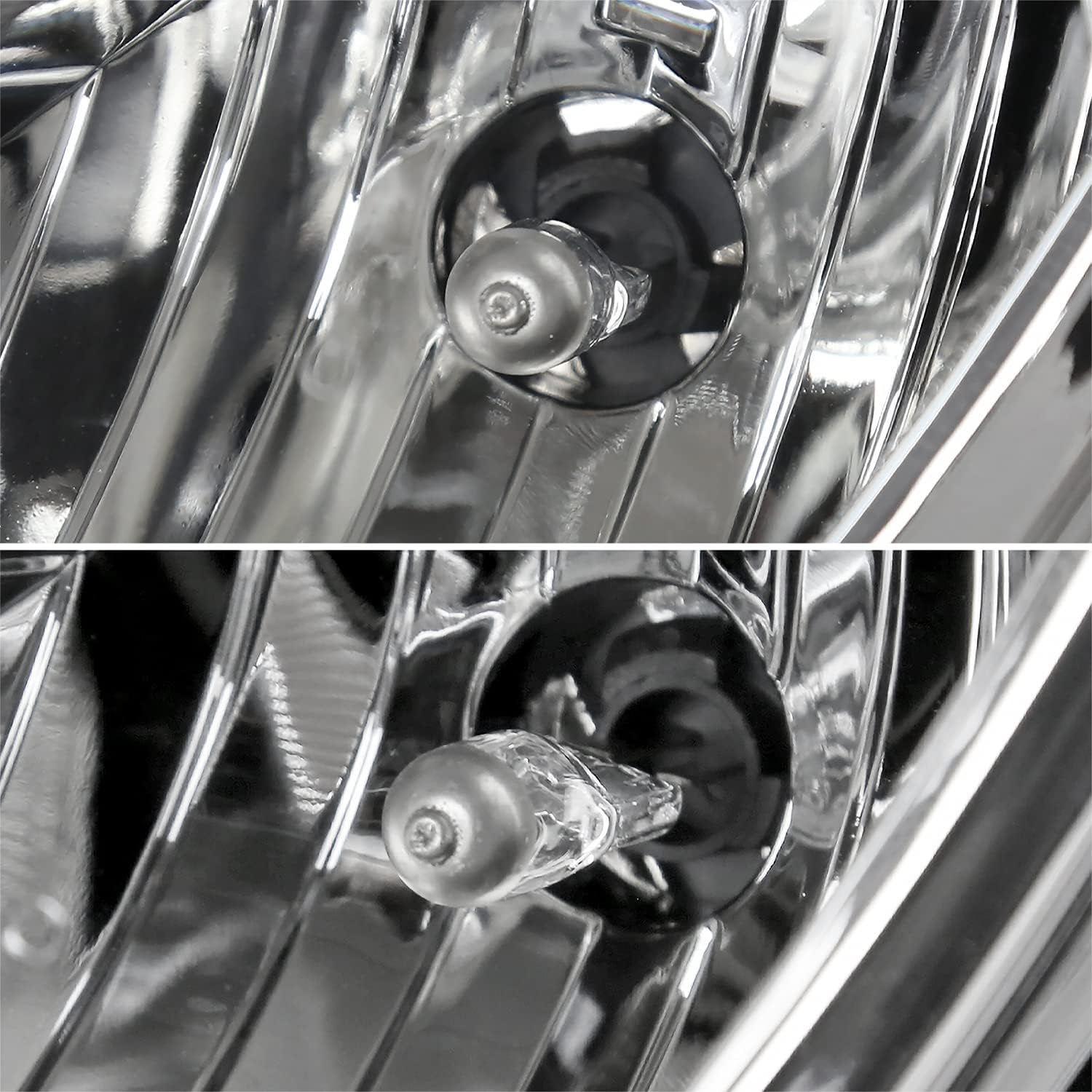 Spec-D Tuning Clear Driving Fog Lights + Bulbs + Switch Compatible with 2012-2017 Hyundai Accent L+R Pair Assembly