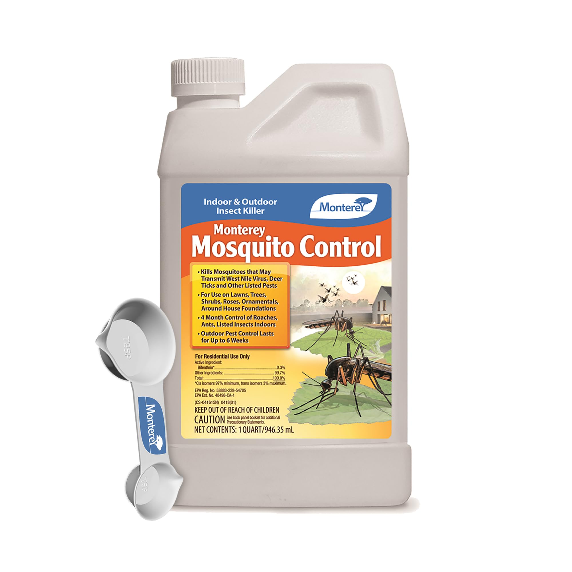 Monterey Mosquito Control Indoor and Outdoor Insect Killer, 32 oz