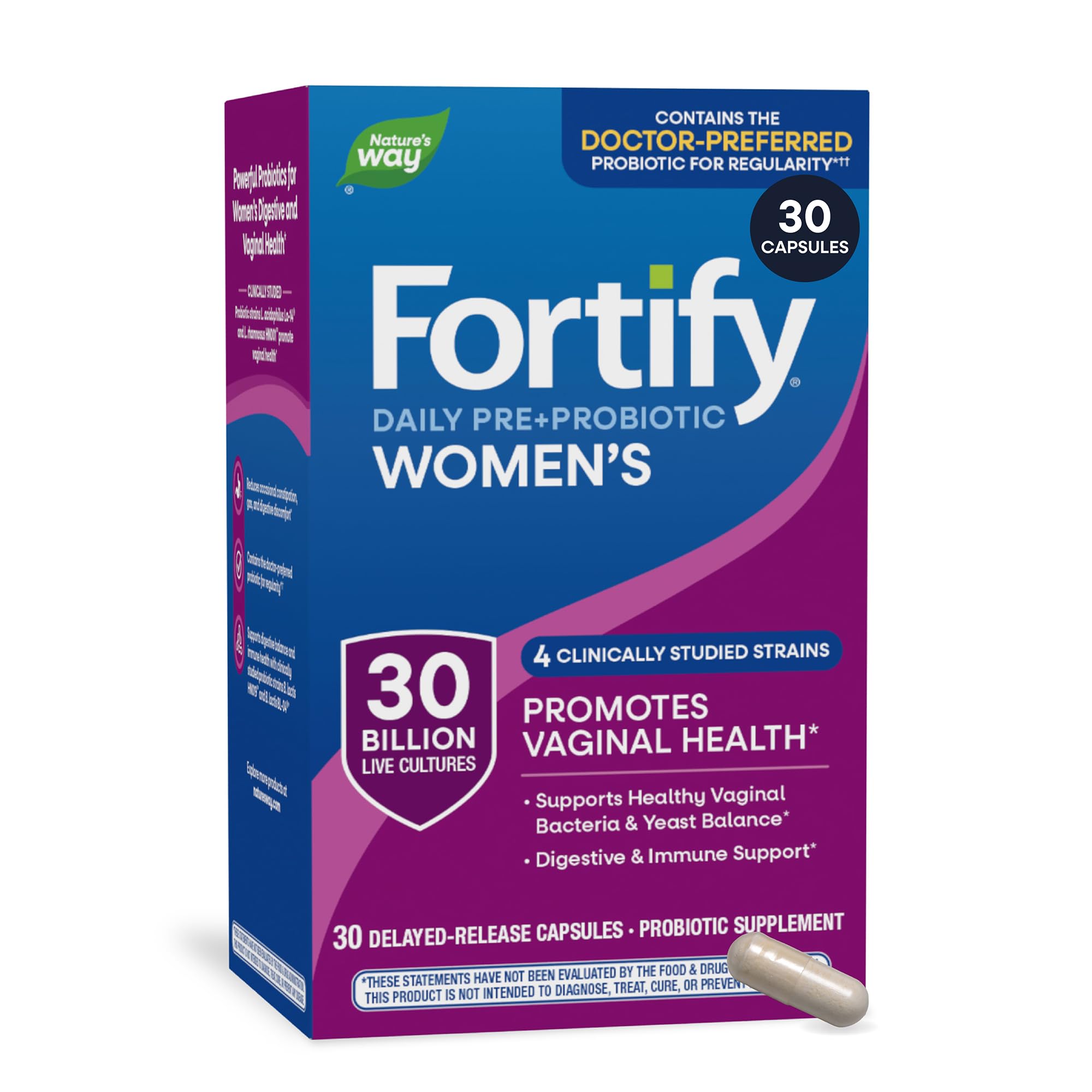 Primadophilus Fortify Women's Probiotic 30 Billion Capsules, 30 Count-image-24