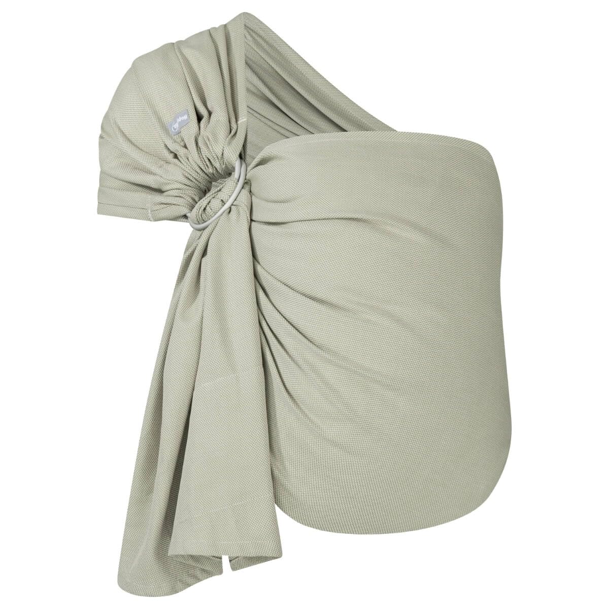 Hoppediz Ring-Sling, Baby-Tragetuch ab Geburt, 100% kbA-Baumwolle, Design Elba