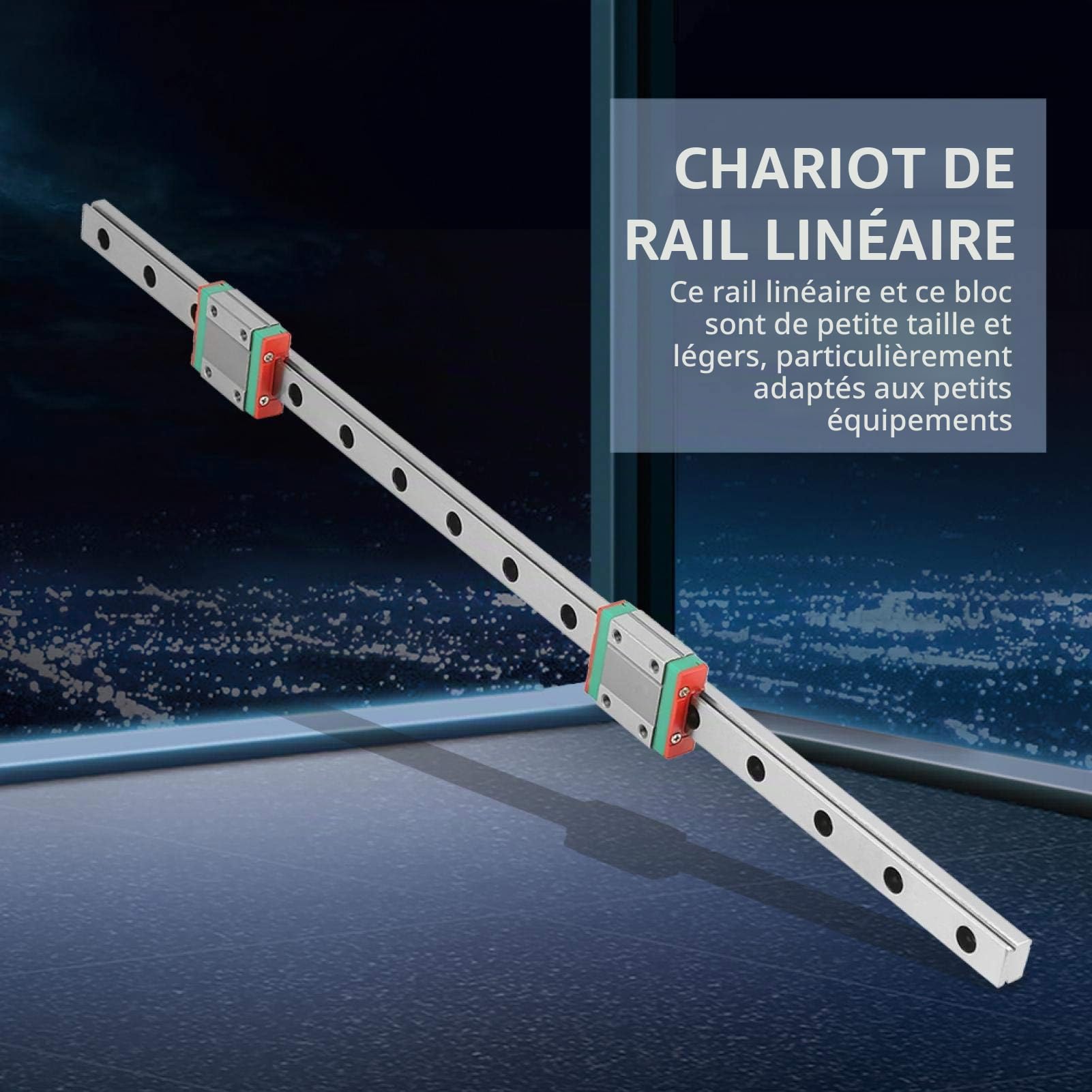 Haute Qualité 1pc 400mm MGN12 Miniature Linéaire Rail Guide Rail 12mm Largeur + 2pcs MGN12B Glisser Blocs