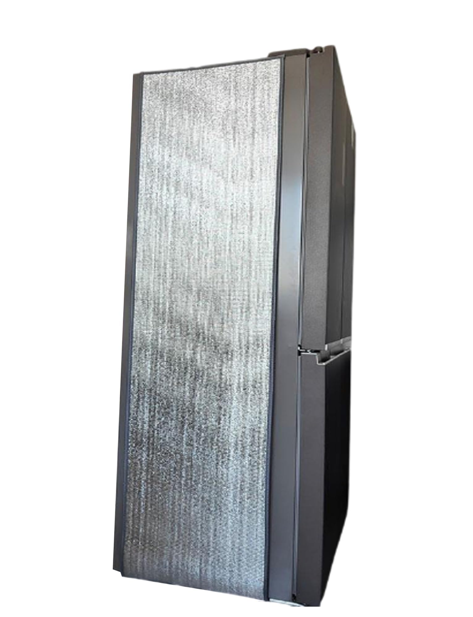 Generico Copertura Isolante Universale per Frigorifero - Adatta a frigoriferi, gelatiere e congelatori (Grigio, 780x1830 mm) - Protegge da Polvere, liquidi e Danni