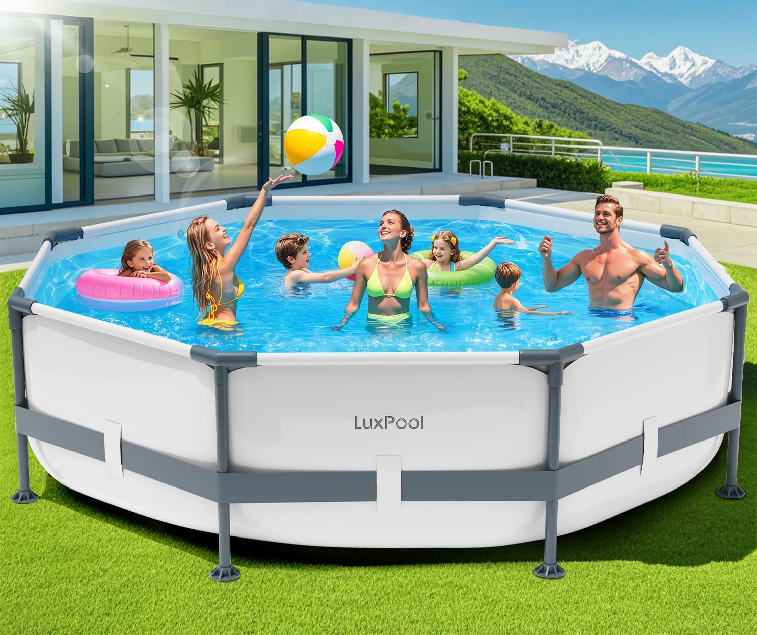 LuxPool Piscina sobre el suelo, piscina