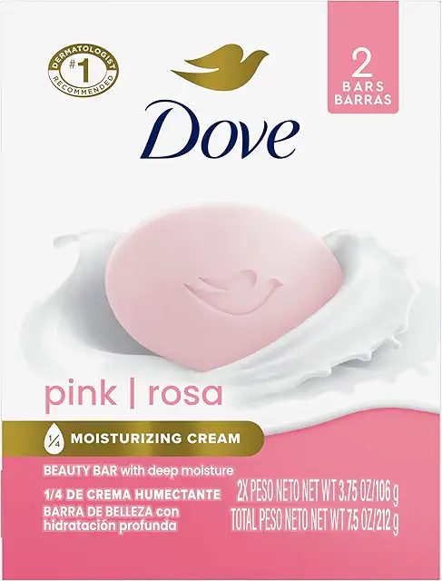 Dove Beauty Bar, Pink 16.5 oz, 2 Bar - Dove Tvål Bar