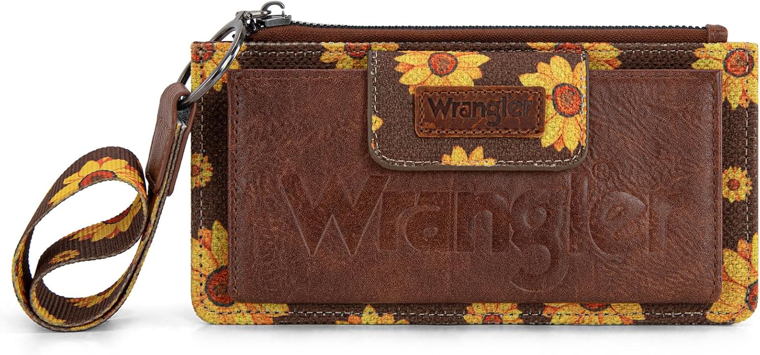 Wrangler Wristlet Wallets for Women Western Clutch Purse Rfid Wallet Womens - Image 5