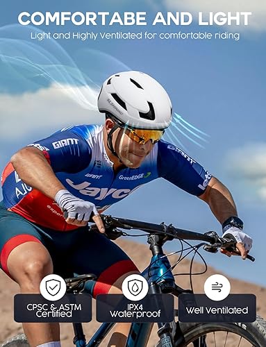 Miniatura 5 de Casco de bicicleta con luz Casco de bicicleta con pantalla LED DIY para scooter, bicicleta, monopatín Casco de pantalla LED con patrones