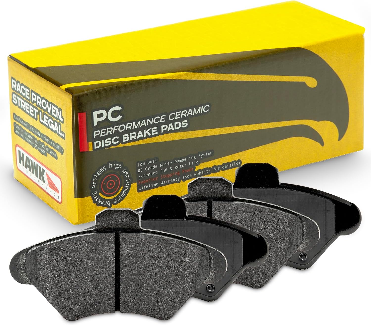 Hawk Performance HB263Z.650 Performance Ceramic Street Brake Pads