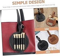 Vista 5 de INOOMP 4pcs Tee Holder Golf Llavero Golf Tee Carrier para Organizador Portátil Reutilizable Carrier