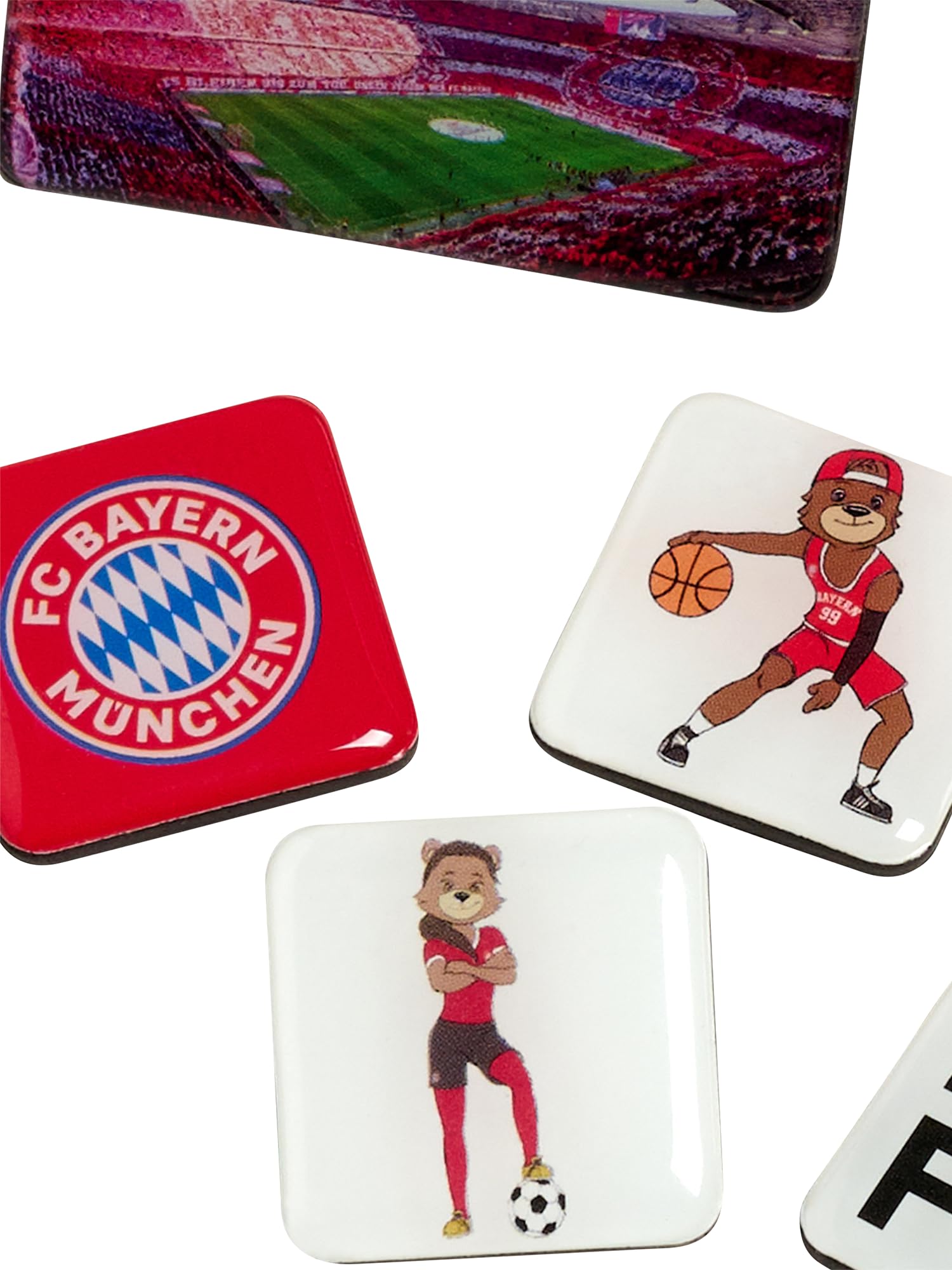 FC Bayern München gebreide handschoen met touch kinderen, rood, Eén Maat