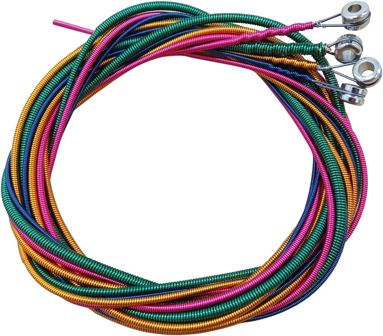 4 String Electric Bass Strings 0.44mm-1.00mm Colorful Head Electric Bass String