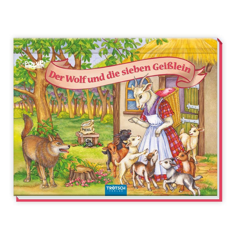 Trötsch Märchenbuch Pop-up-Buch Der Wolf und die sieben Geißlein: Entedeckerbuch Beschäftigungsbuch