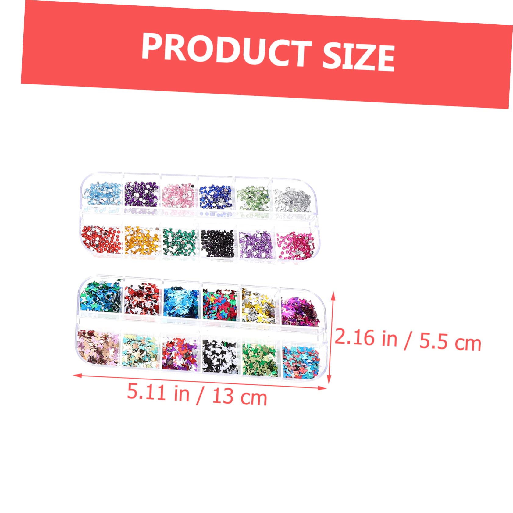 CALLARON 2 Set Adesivi per Unghie con Decorazioni Accessori Nail Art Facili Usare per Principianti e Manicure Casa