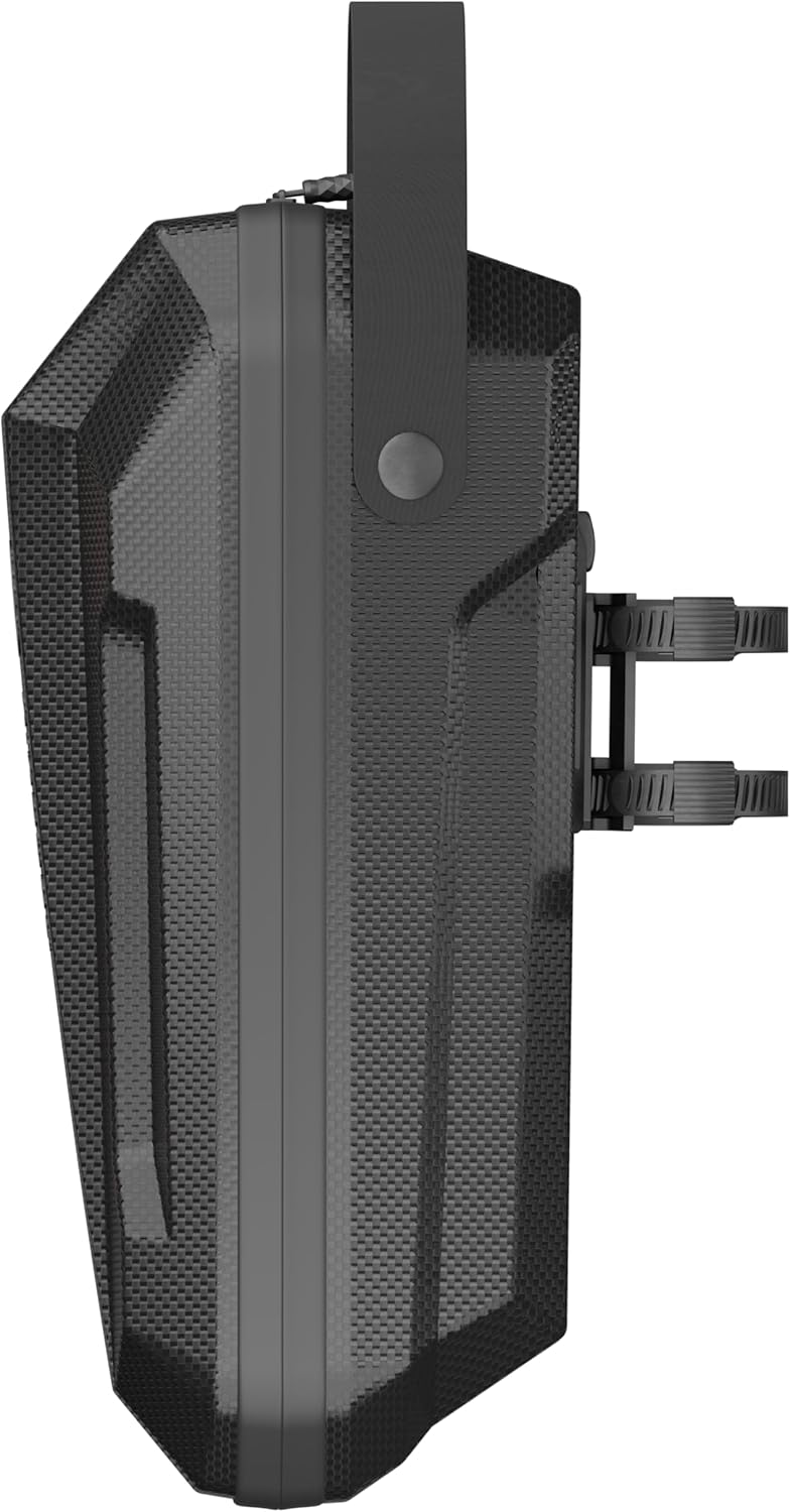Segway eKickScooter Storage Bag, 3L Hard Shell Handlebar Bag, Water-Resistant Scooter Front Bag with Quick-Release Mount