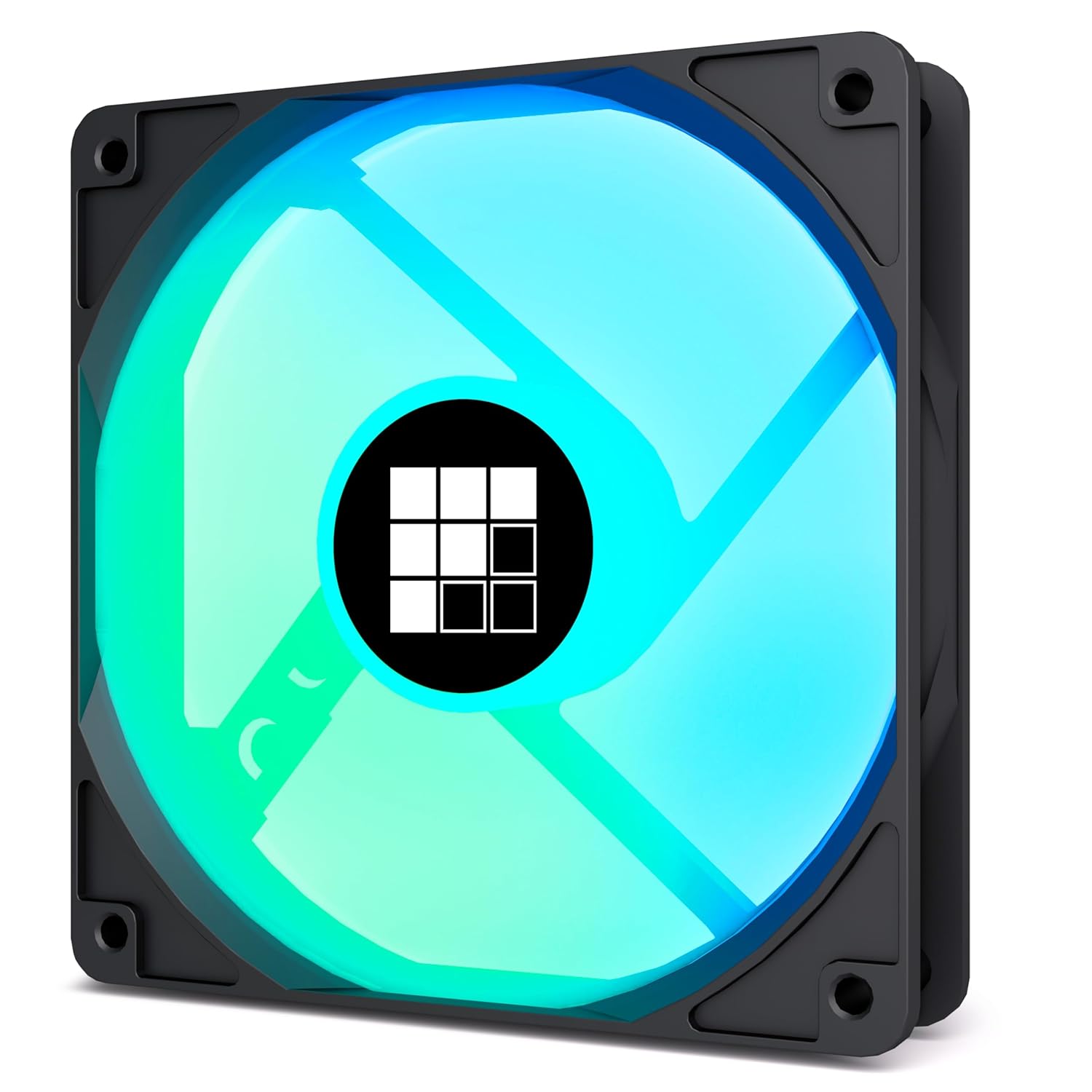 120mm PWM ARGB PC Case Fan (Black, Forward 1 Pack)