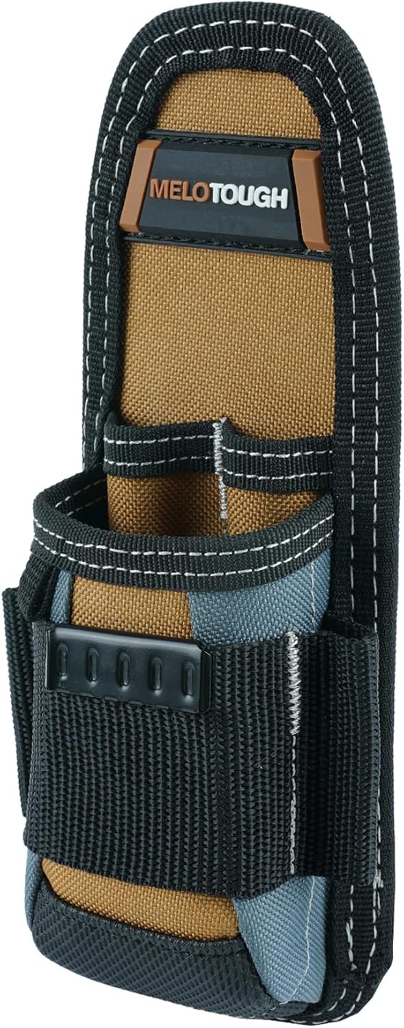 MELOTOUGH Small Tool Pouch with Quick Release Belt Clip,Tool Belt Pouch Mini Work Organizer Tool Holster Knife Holder