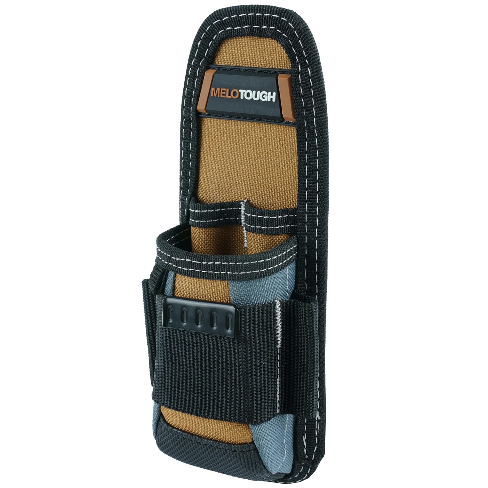 MELOTOUGH Heavy Duty Tradesman Pro - Custodia per attrezzi con tasche di varie dimensioni e perizoma con nastro elettrico, porta martelli e accessori per elettricisti