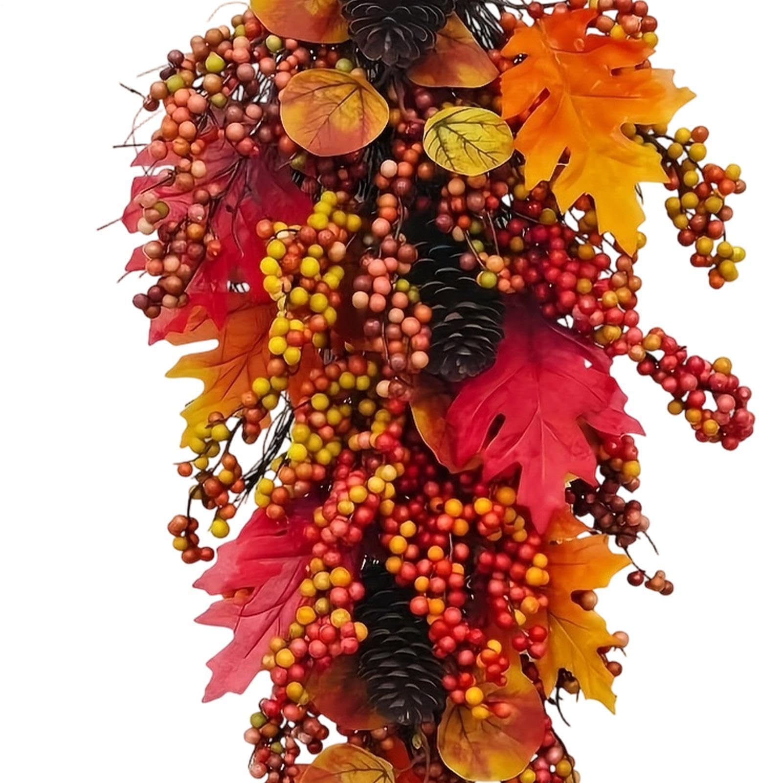 Festone A Autunnale Ghirlanda Artificiale Decorativa Fatta A Mano