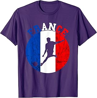 France Soccer Team Soccer Player Flag France Soccer Team T-Shirt