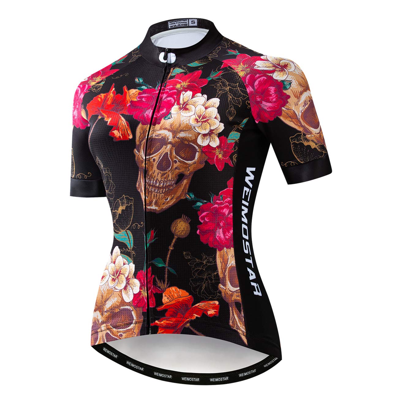 weimostar Fahrrad-Trikot für Damen, Mountainbike-Kleidung, Sommer-Rad-Top, kurzärmlig, MTB-Jersey, schnelltrocknend