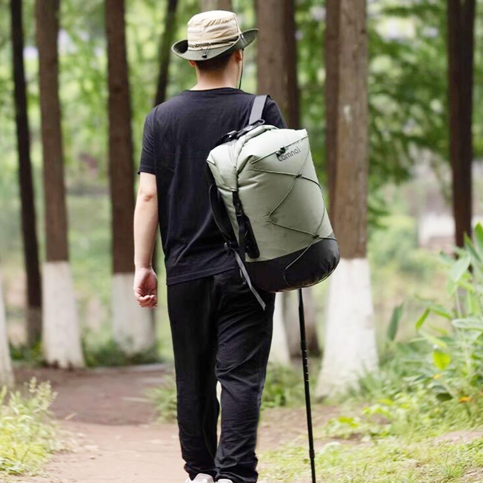 Gralara 40L Trockenbeutel für Kajakfahren und Wassersport, Rucksack für Camping und Wandern