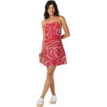 O'NEILL Women's Cecilia Floral Short Dress | Adjustable Straps, Linen Blend