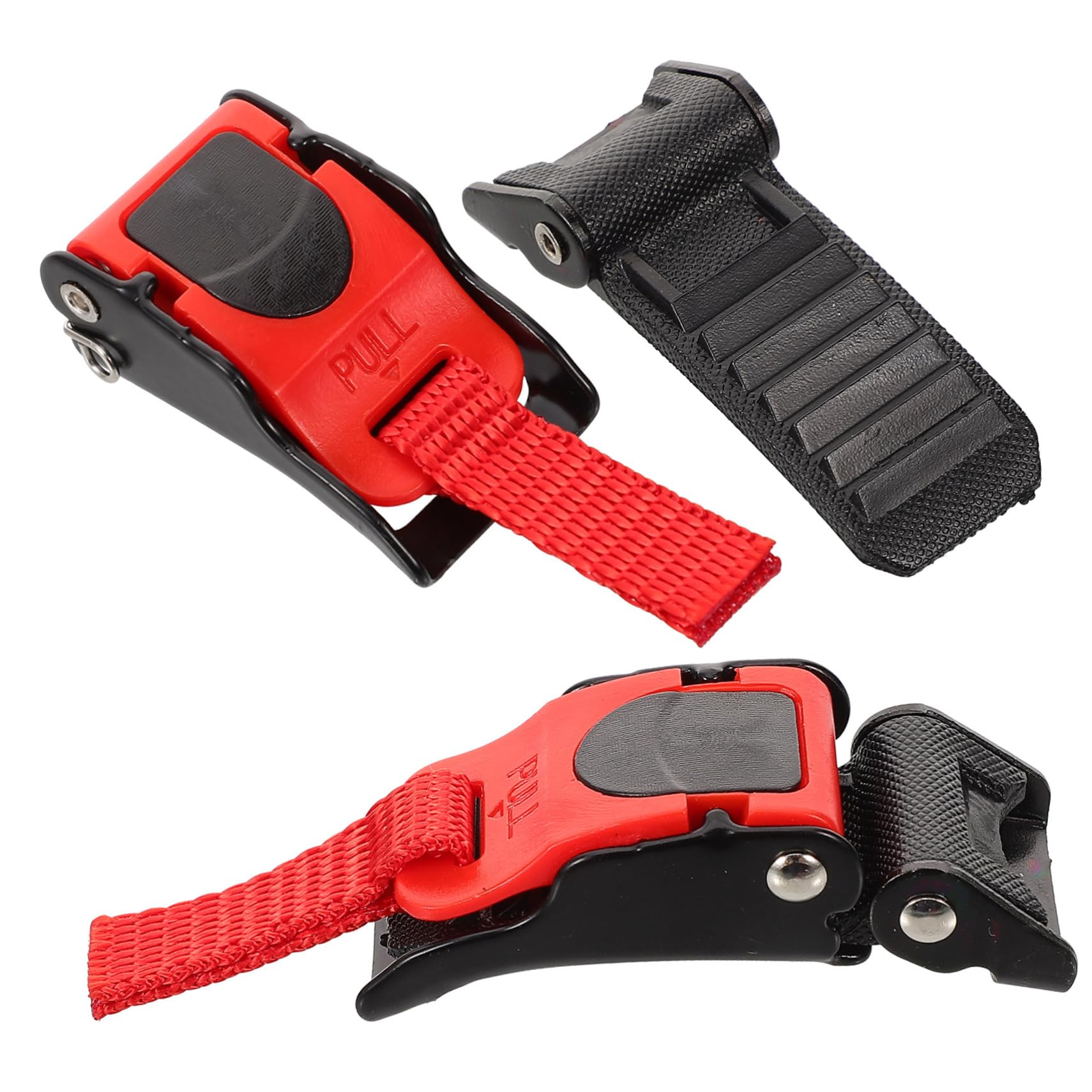 PLAFOPE 2pcs Quick Release Buckle Easy Install Chin Strap Adapters for Helmets Stainless Steel Pp