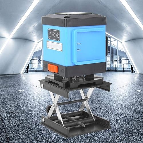 Miniatura 2 de Gato de tijeras de laboratorio de 3.5 x 3.5 pulgadas, nivel de 3.543 x 3.543 in, placa de plástico de laboratorio y soporte de metal, soporte de