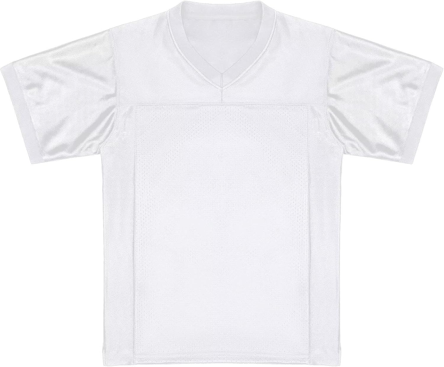 Youth Blank Football Jersey,Kid's Mesh Plain Football Shirt 90s Hip Hop Retro Dry-Fit Soccer Sports Tee for Party - Image 6