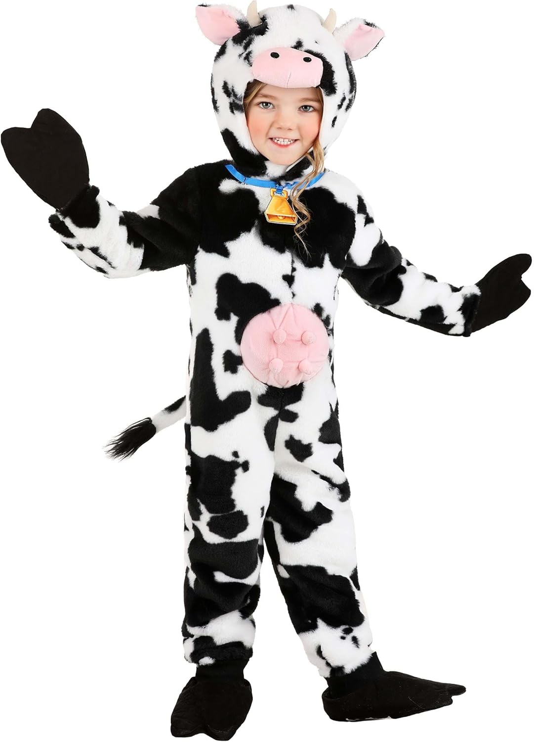 Deluxe Plush Spotted Cow Toddler Costume | Kid's Animal Costumes