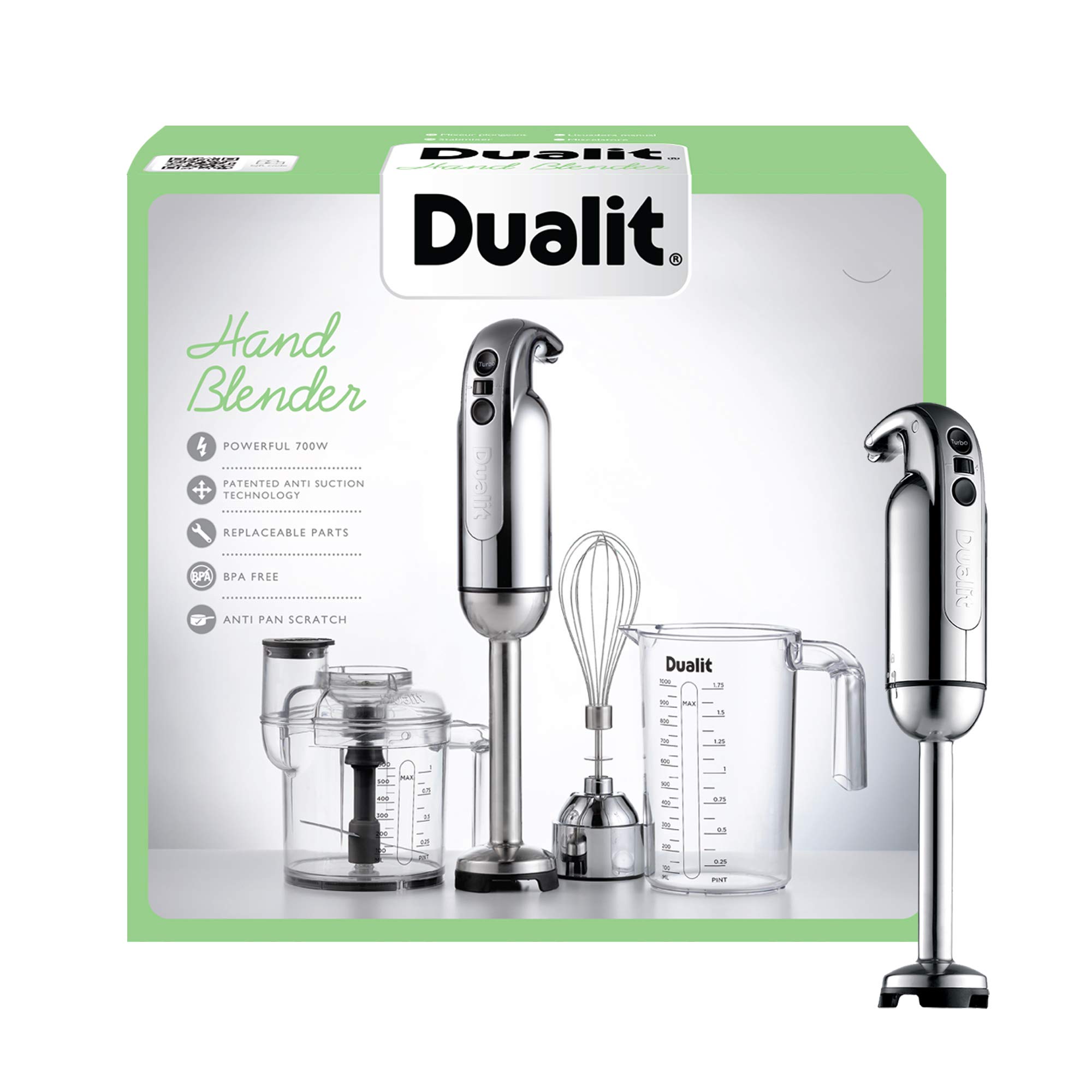 Dualit 88930 Frullatore ad immersione 1L 700W Acciaio inossidabile frullatore