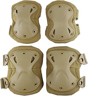 AOUTACC Tactical Combat Knee & Elbow Protective Pads Set for