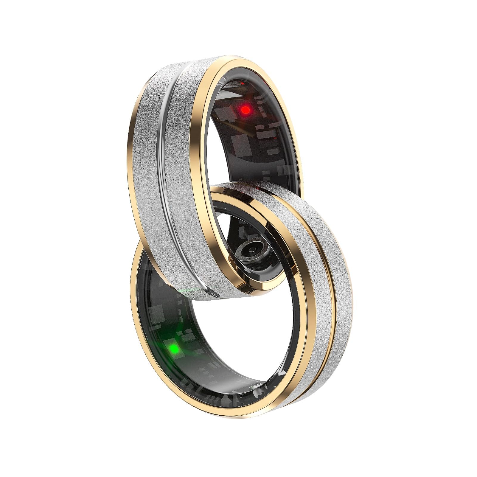 Cuifati Anillo de Salud Inteligente para Mujeres y Hombres, IP68 Resistente Al Agua, Anillo de Seguimiento de Actividad Física con Monitoreo del Sueño, Conteo de Pasos, Control de Cámara,