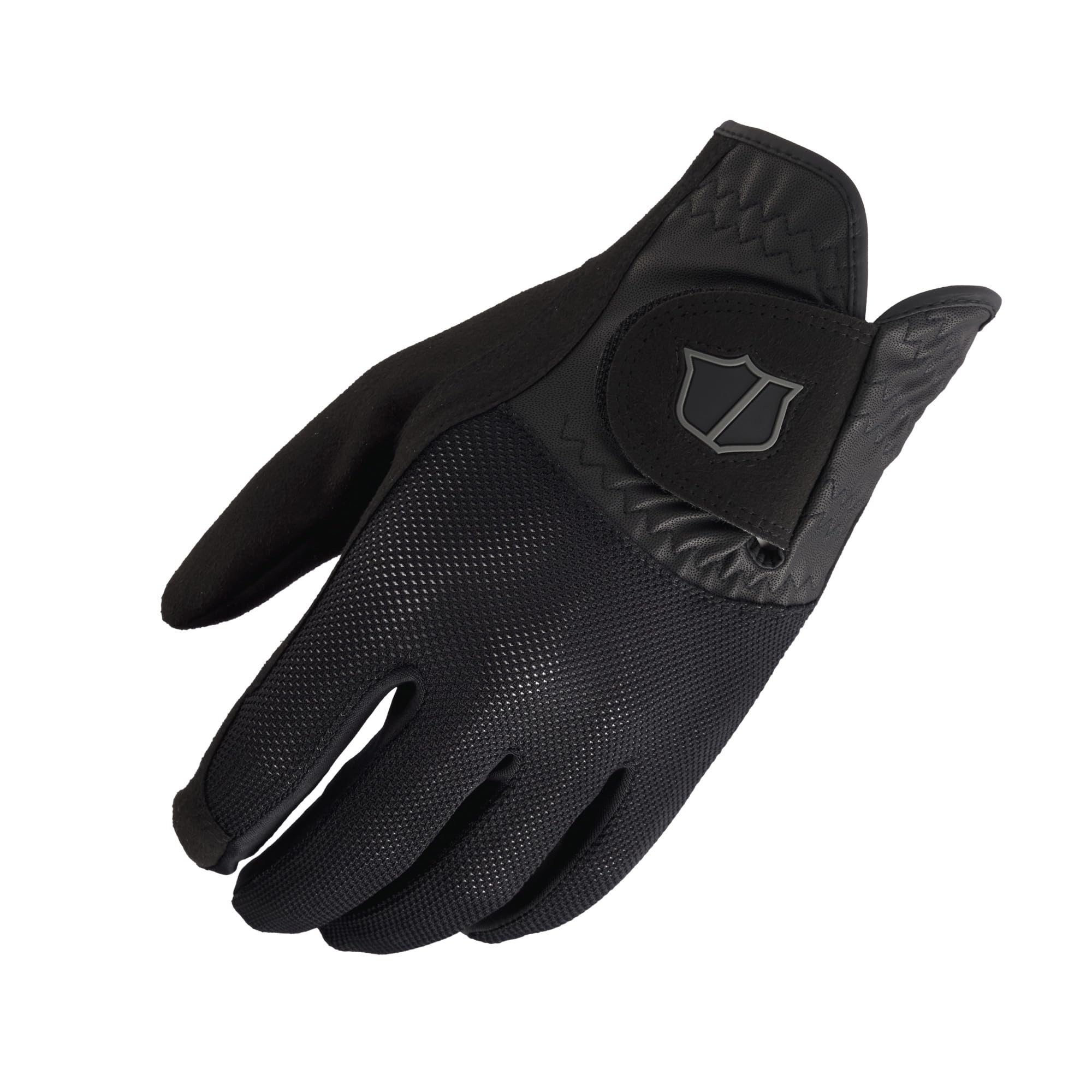 Wilson Rain Golf Gloves, Water Resistant, Firm Grip, Optimal Fit, Quick Drying, Lightweight, Black, X-Large