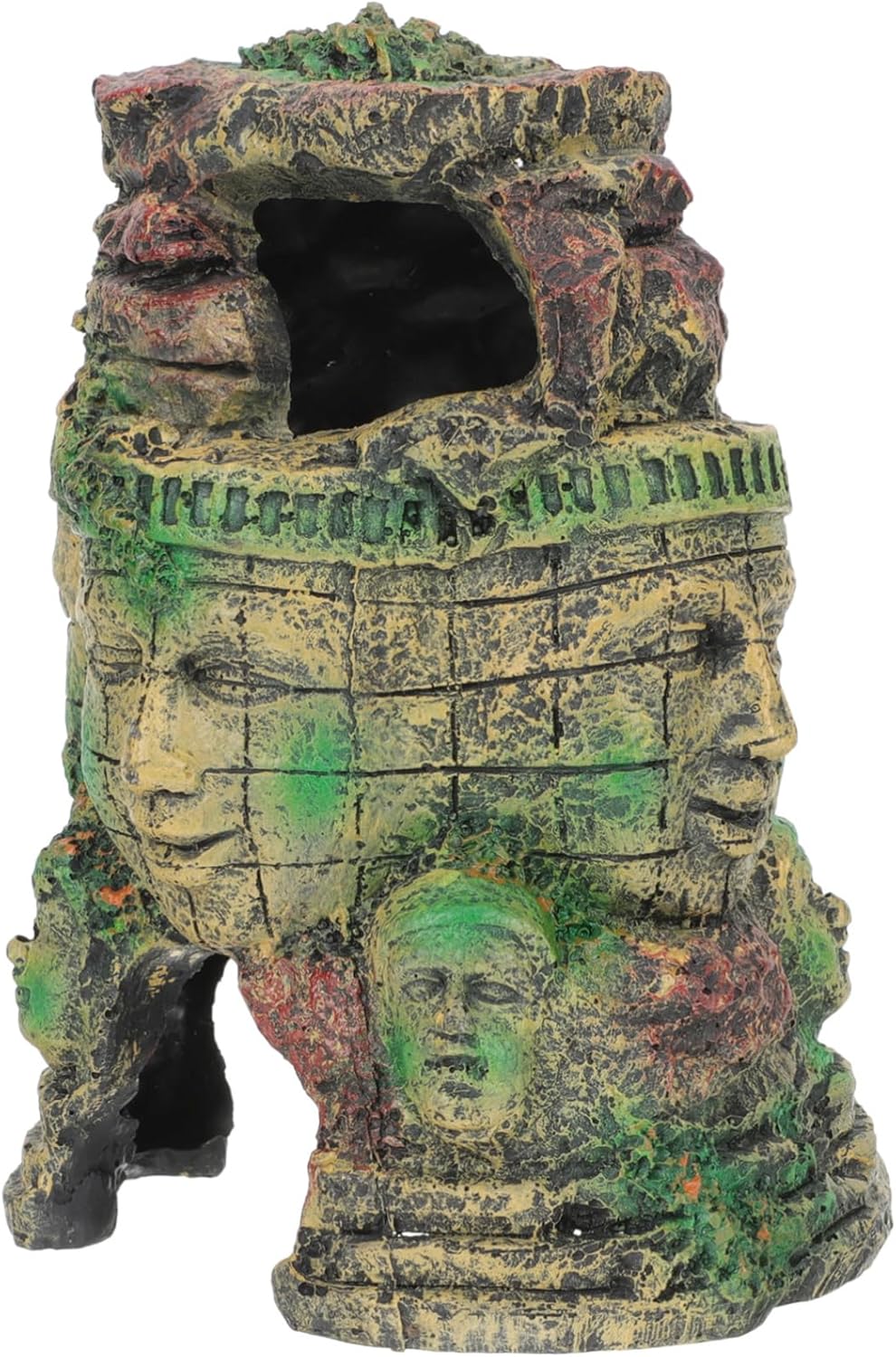 Vivid Reptile Cave Hideout Realistic Decorative Terrarium Accessory for Lizard Gecko Snake and Habitats for Creating Dark Natural Environments