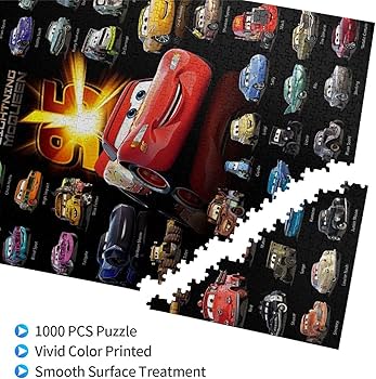 Amazon.co.jp: カーズ ジグソーパズル 木製 1000ピース キャラクター