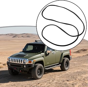 Sunroof Weatherstrip Glass Seal Fit for Hummer H3 2006-2010 H3T 2009-2010 | Replacement for 15242781