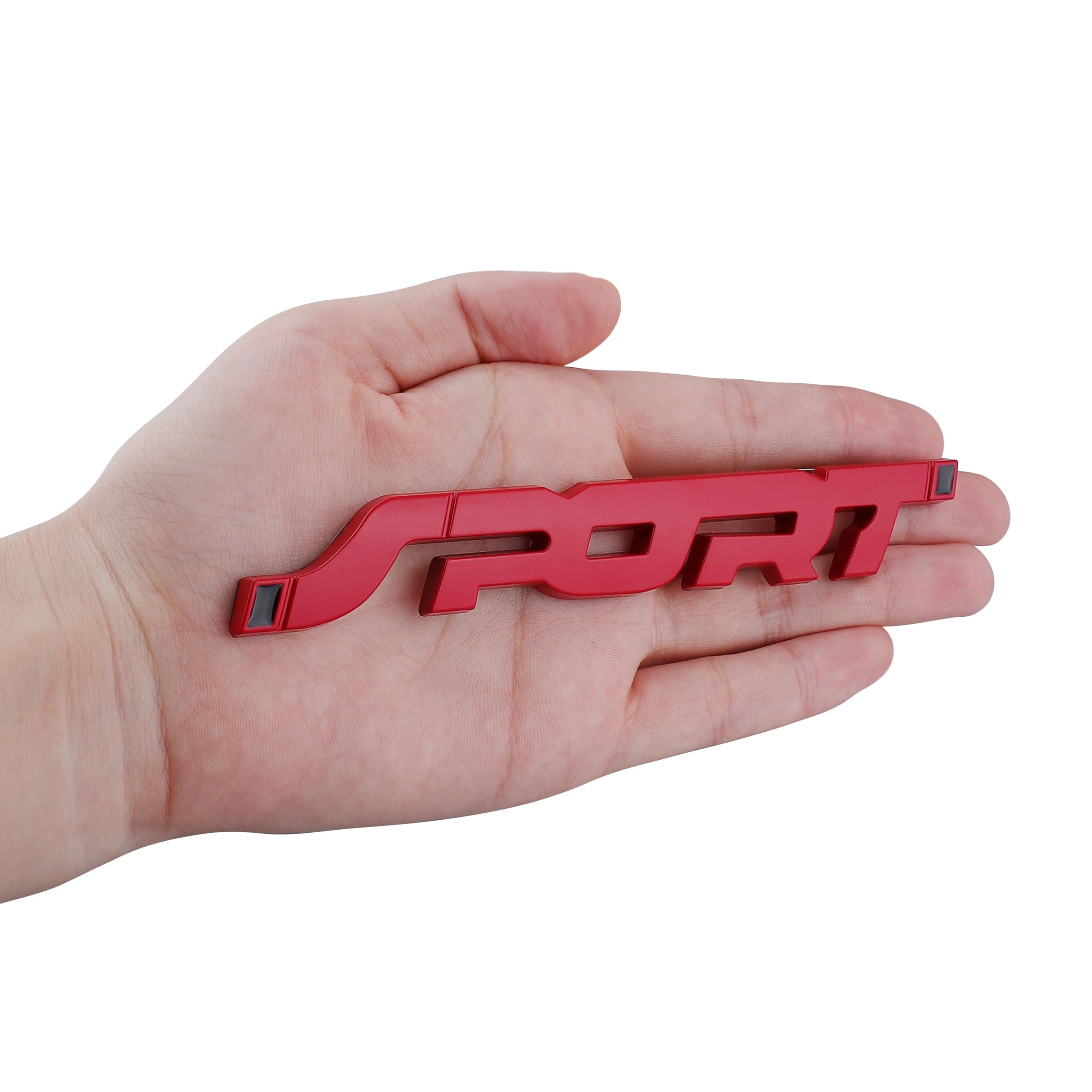 Sport 3D Metal Emblem Sticker for Urban Cruiser Taisor 2025 to 2026 Year Onwards All Models Car Trunk Rear Fender Side Badges Sport Logo Exterior Decals Accessories (Red)-image-3