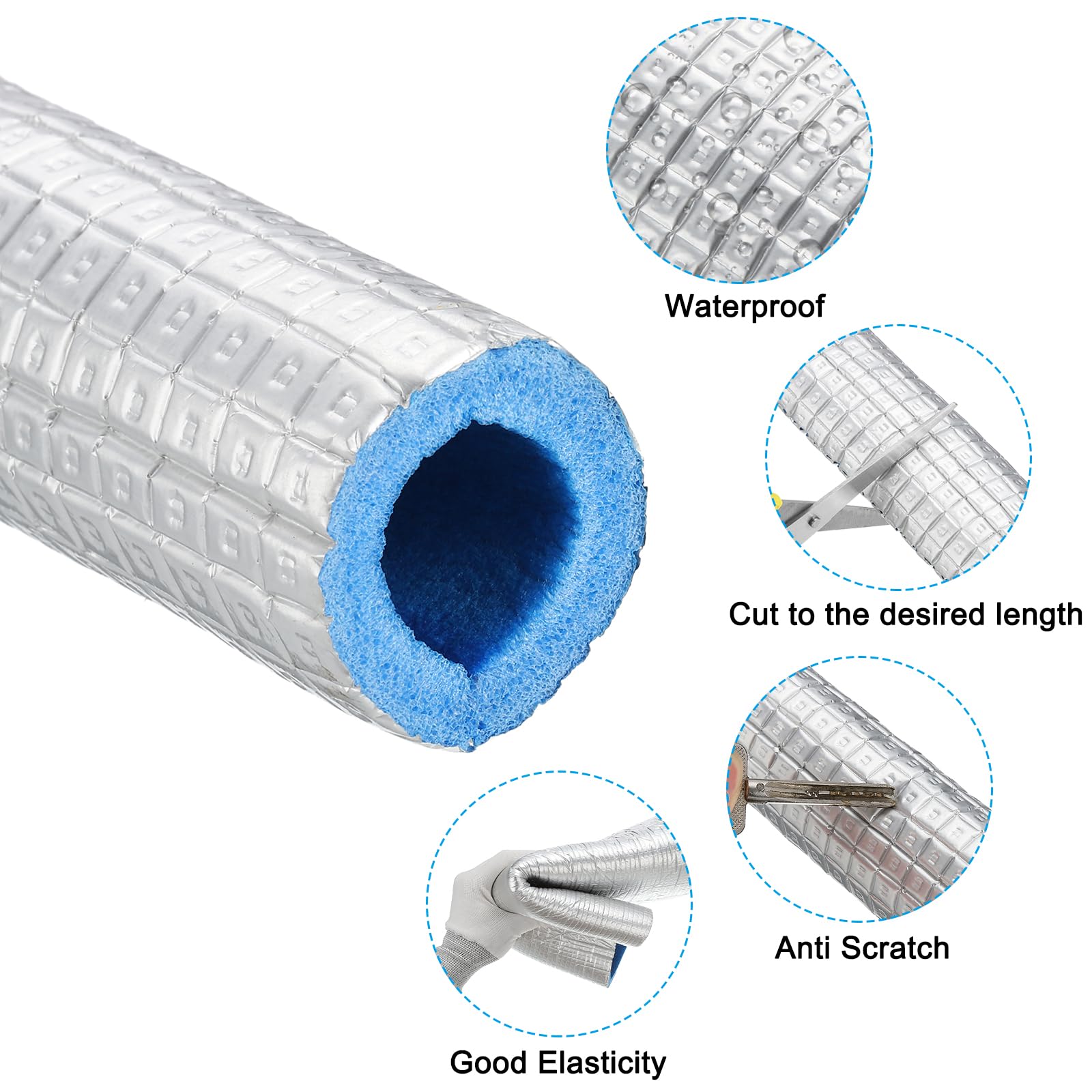 PATIKIL 5.6Ft Pipe Insulation Foam Tubing - Image 3