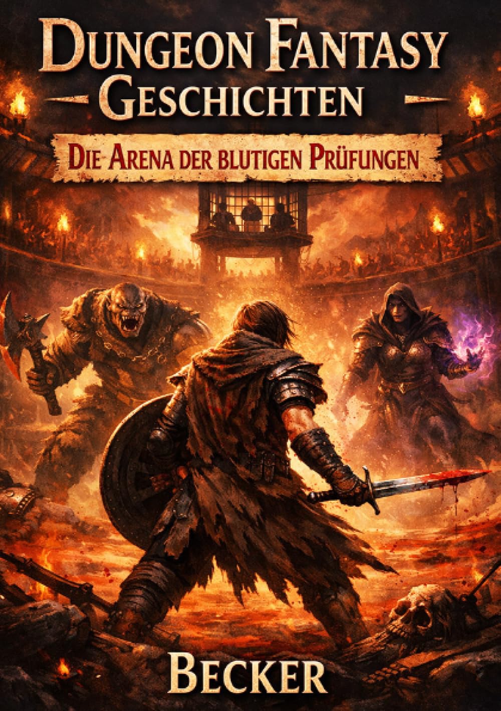 Dungeon Fantasy Geschichten I Die Arena der blutigen Prüfungen: Mut, die Arena zu betreten