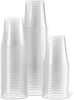 Vista 5 de Plastimade - Vasos desechables de plástico transparente de 5 onzas para el hogar, oficina, boda, eventos, fiestas, comida para llevar, agua, jugo